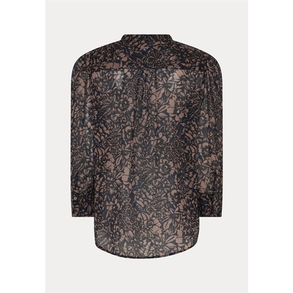 Heartmade Teras Skjorte, Rose Flower Print 